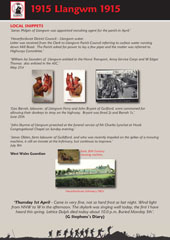 Llangwm: A Village at War Exhibition 1915-2